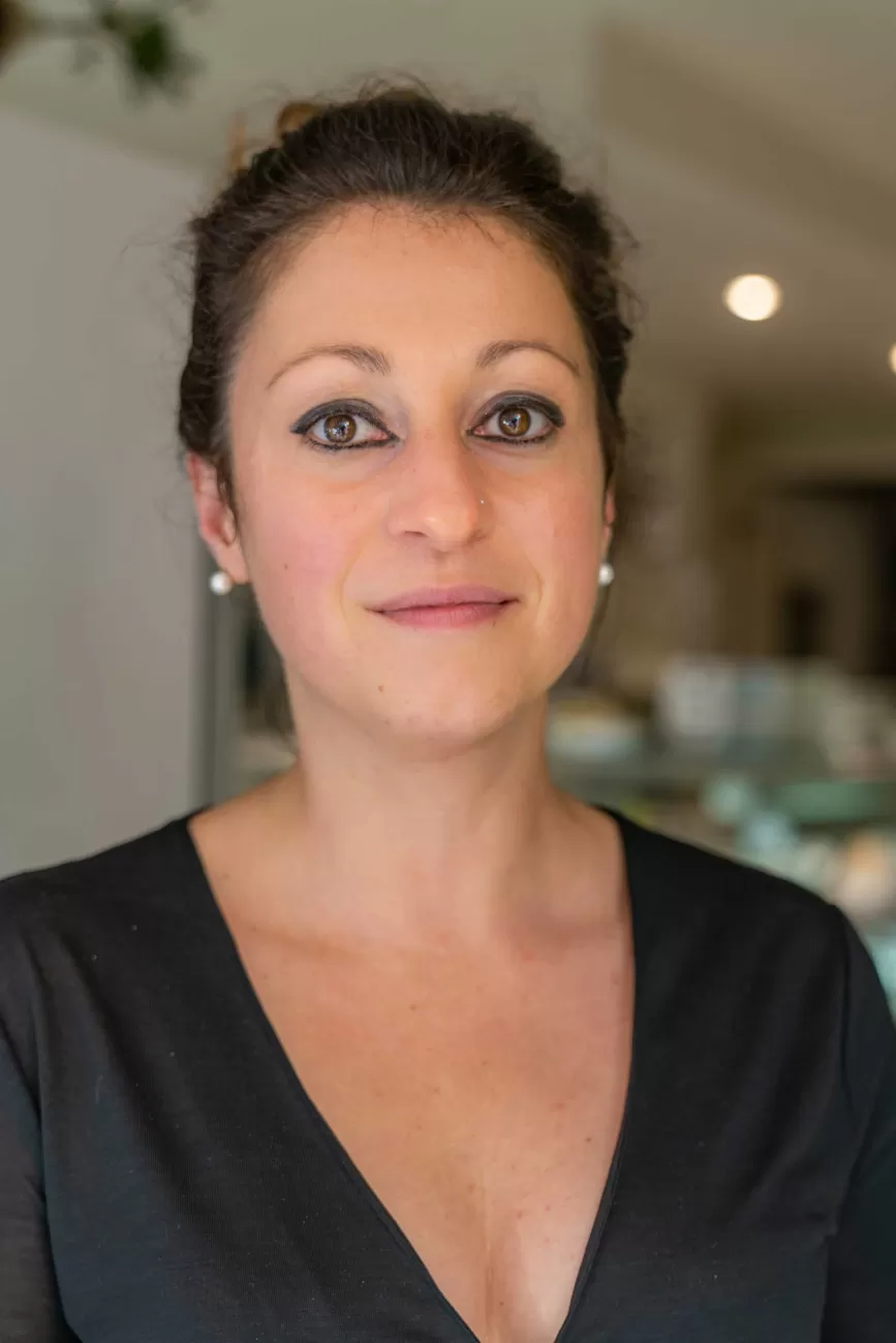Elisa Fusi in uno scatto professionale per comunicazione visiva del brand