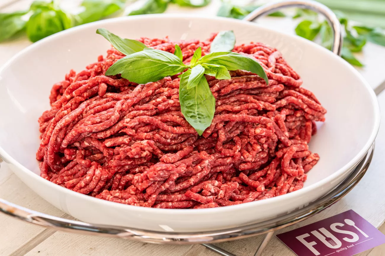 Macinato magro di alta qualità – fotografia food per ristoranti