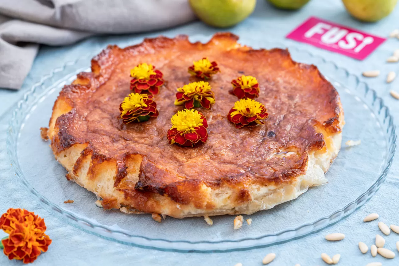 Torta di pere e pinoli – food photography per dolci artigianali
