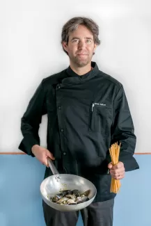 Ritratto di Mirko Pedroni, chef del Ristorante Da Mirko